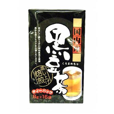 Ecjoy 日本茶販売 国内産使用 黒豆茶ティーバッグ 8g 16パック入 単品