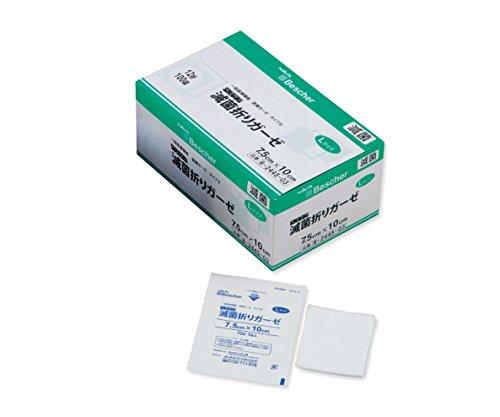 ベスケア 滅菌折りガーゼ 75×100mm S12-7510 1箱(1枚×100袋入)