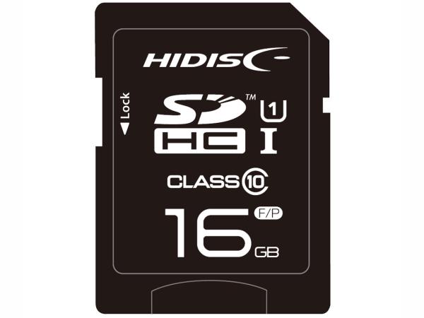 HDSDH16GCL10UIJP3 SDHCカード16GB class10 UHS-I HI DISC