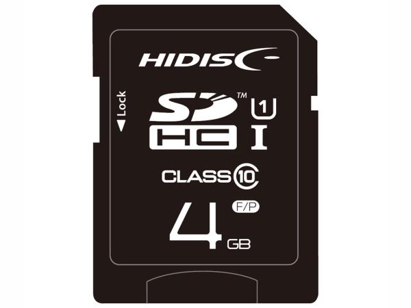 HDSDH4GCL10UIJP3 SDHCカード4GB class10 UHS-I