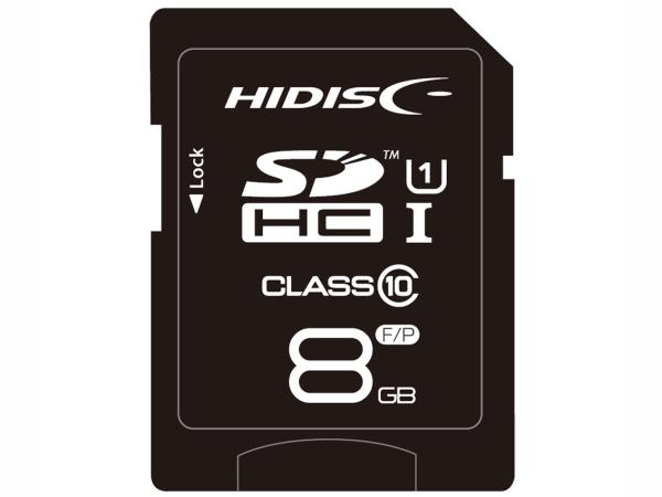 HDSDH8GCL10UIJP3 SDHCカード8GB class10 UHS-I