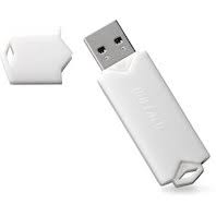  バッファロー RUF3-YUF8GA-WH USB3.1(Gen)/USB3.0対応USBメモリー 8GB ホワイトモデル(RUF3-YUF8GA-WH)