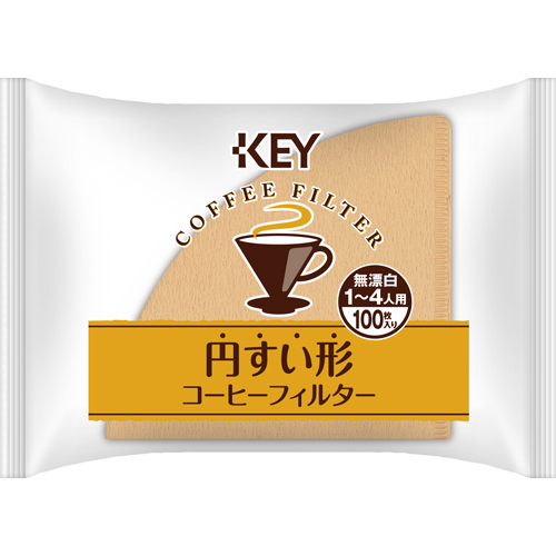 円すい形コーヒーフィルター 1パック(100枚入)