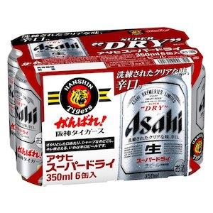 Ecjoy アサヒビール アサヒスーパードライ 350ml 6 Ecjoy アサヒビール アサヒスーパードライ 350ml 6