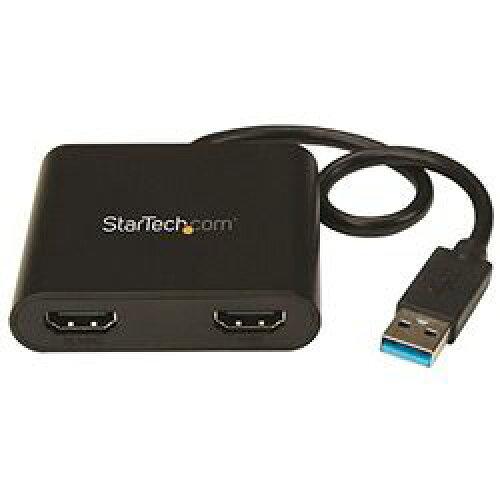 USB 3.0 2|[gHDMIA_v^ 4K/30Hz USB-A(IX) - 2x HDMI(X)(USB32HD2) STARTECH.COM