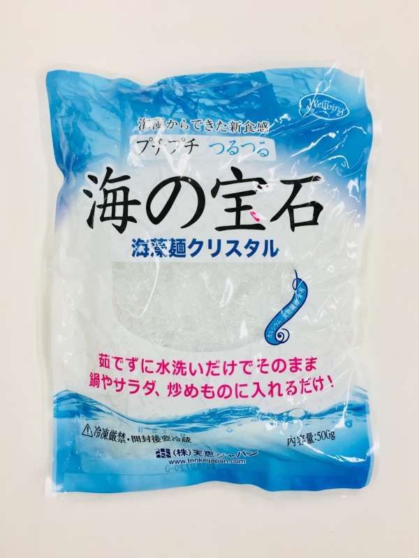  海藻麺クリスタルカット500g