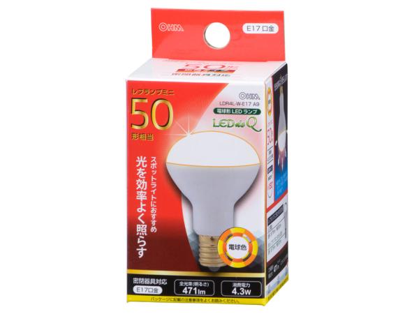 06-0769 LEDd tv~j`(50`/471lm/dF/E17/zp150/`Ή) LDR4L-W-E17 A9