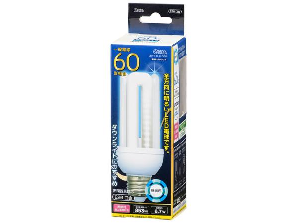 06-1683 LEDd D`(60`/853lm/F/E26/Sz280/`Ή/fMގ{HΉ) LDF7D-G-E26 OHM I[d@