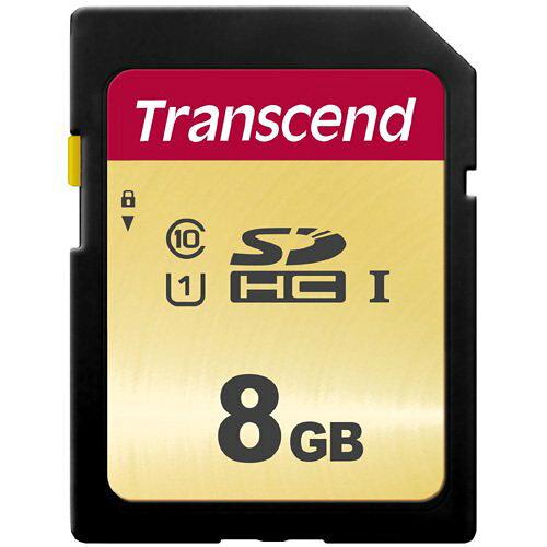 8GB　SDHCカード　UHS-I　U1準拠  TS8GSDC500S 1個