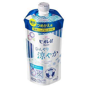 ECJOY!】 花王 ビオレu クール ひんやり涼やか つめかえ用 340ml