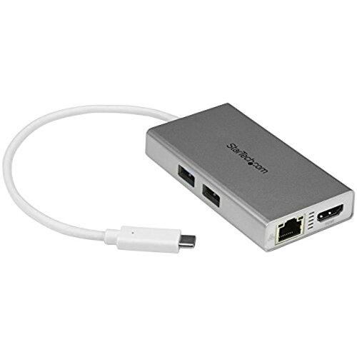  StarTech.com USB Type-Cڑm[gp\R}`|[gA_v^ 4K HDMI USB Power Delivery MKrbgC[Tlbg USB 3.0 DKT30CHPDW