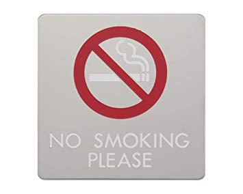 v[g NO SMOKING PLEASE 60x40x2mm e[vt