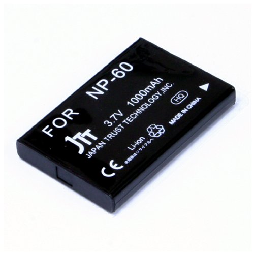 JTT MyBattery HQ FUJIFILM fW^Jp NP-60݊obe[ 3.7V 1,000mAh ubN@MBH-NP-60
