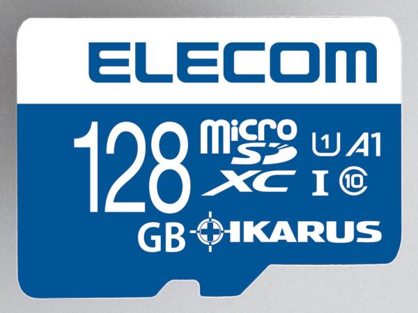 MFMS128GU11IKA 128GBEmicroSDXCJ[h IKARUSt UHS-I U1 MF-MS128GU11IKA ELECOM GR