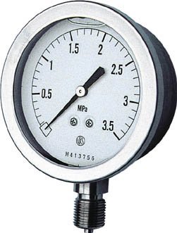 長野計器　グリセン入圧力計 GV51-133-0.6MP 1614479