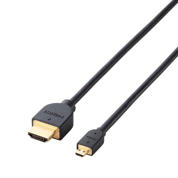 イーサネット対応HDMI-Microケーブル(A-D)/2.0m(DH-HD14EU20BK)