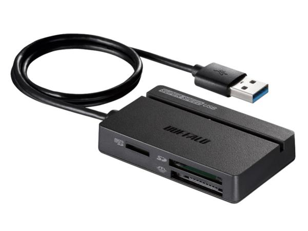 USB3.0 }`J[h[_[ X^_[h ubN(BSCR100U3BK) BUFFALO obt@[