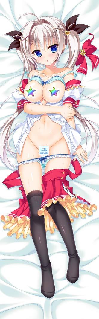 Ecjoy に印 Nijirushi にほん女子校生ずかん 有末つかさ先生描き下ろし 管理人さんは銀髪巨乳女子校生 竹刀若葉 抱き枕カバー 8531 Ecjoy に印 Nijirushi にほん女子校生ずかん 有末つかさ先生描き下ろし 管理人さんは銀髪巨乳女子校生 竹刀若葉 抱き枕カバー 8531
