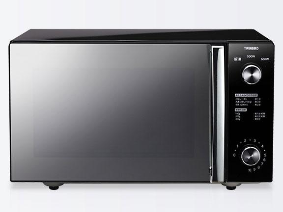 ツインバード DR-D278B ミラーガラスフラット電子レンジ ブラック(DR-D278B)