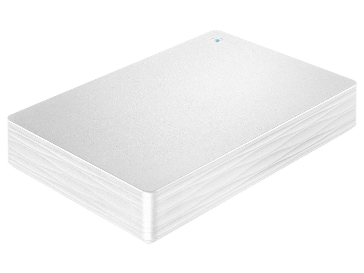 USB 3.1 Gen 1/2.0 ポータブルHDD「カクうす Lite」ホワイト 2TB(HDPH-UT2DWR)