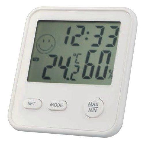 エンペックス気象計 デジタルMini温度・湿度計 時計 TD-8321