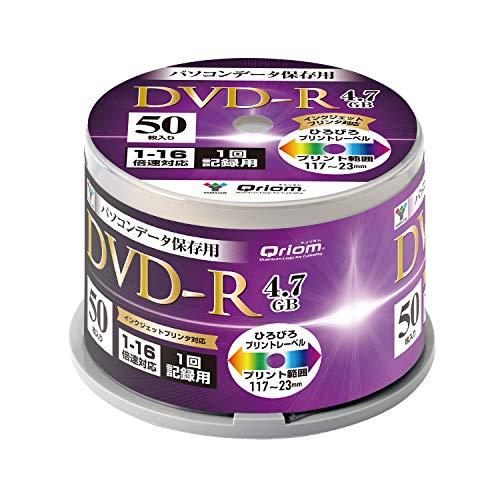 Qriom QDVDR-D50SP f[^pDVD-R 4.7GB 1-16{Ή XshP[X50