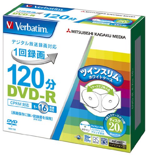 DVD-R (Video with CPRM) 120 1-16{ Disc2 10 Disc20 (VHR12JP20TV1)