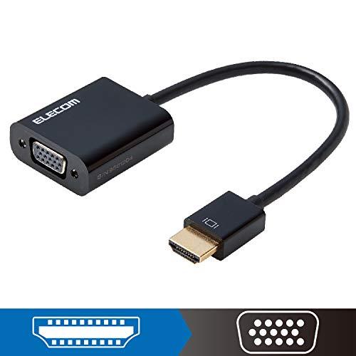 ϊA_v^/HDMI-VGA/ubN AD-HDMIVGABK2(AD-HDMIVGABK2) ELECOM GR