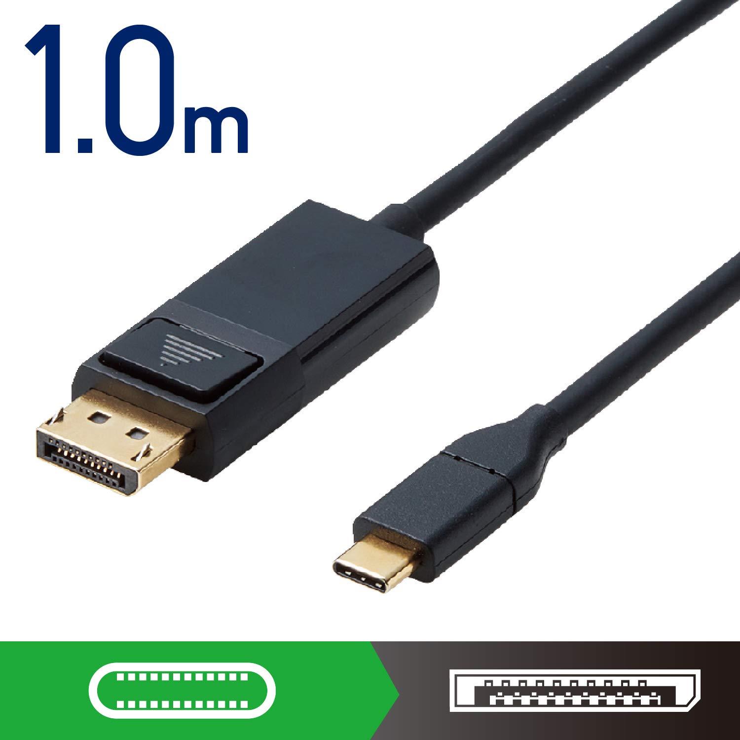 ϊP[u/Type-C-DisplayPort/1.0m/ubN CAC-CDP10BK(CAC-CDP10BK)