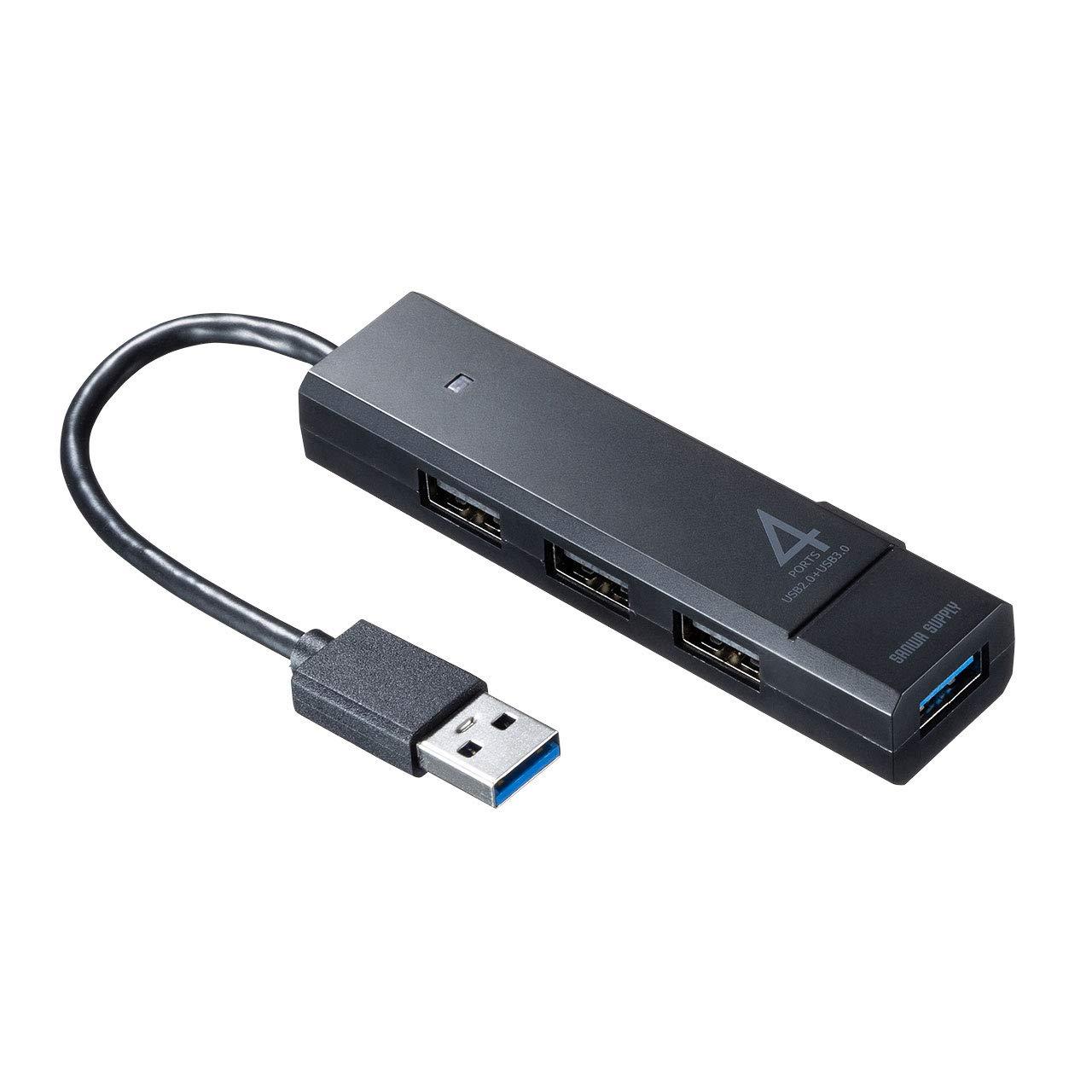 USB3.1　Gen1+USB2.0コンボハブ  USB-3H421BK 1個