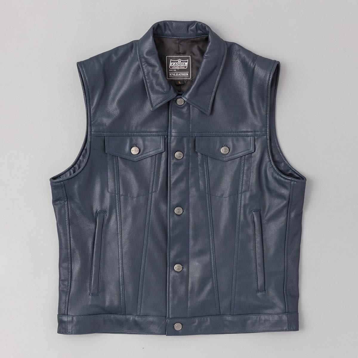 Jh DT LEATHER VEST NV 3L  i:0520-1/NV/3L