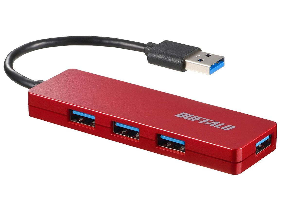 USB3.0 oXp[ nu 4|[g nu bh(BSH4U120U3RD) BUFFALO obt@[