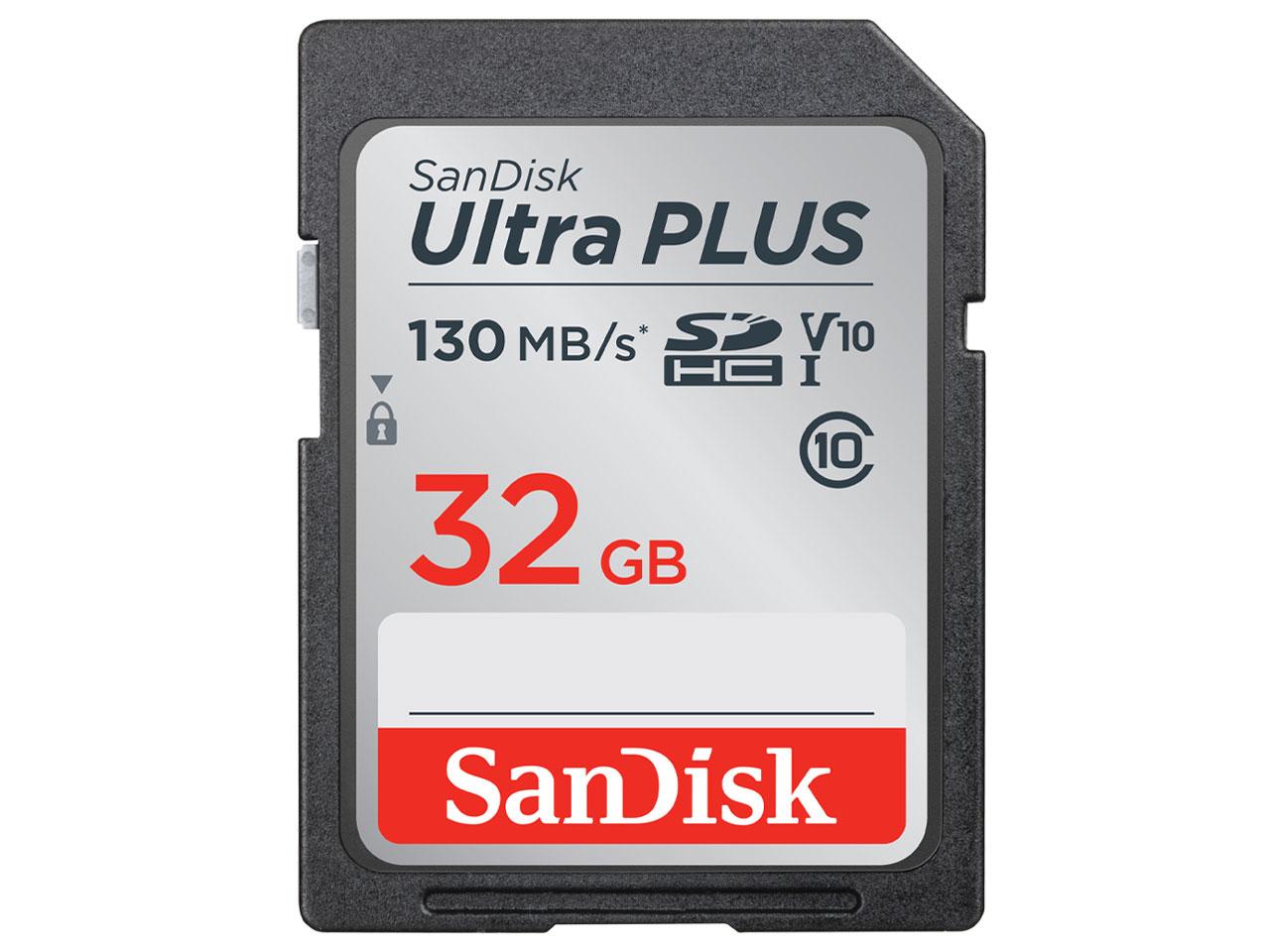 ウルトラ プラス SDHC UHS-I 32GB(SDSDUW3-032G-JNJIN) サンディスク