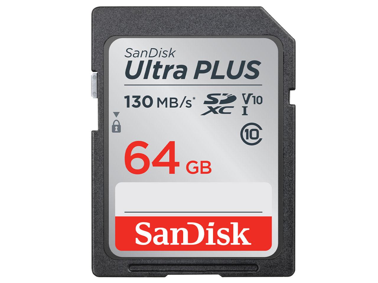 ウルトラ プラス SDXC UHS-I 64GB(SDSDUW3-064G-JNJIN)