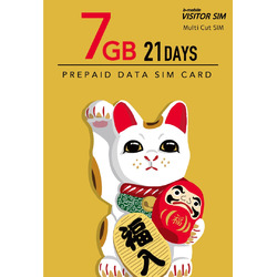  b-mobile VISITOR SIM 7GB/21days Prepaid (}`JbgSIM)(BM-VSC2-7GB21DC)