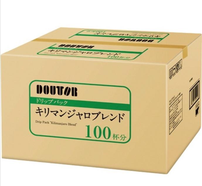 ドトールコーヒー ドリップパック キリマンジャロブレンド 7g×100杯　3692536