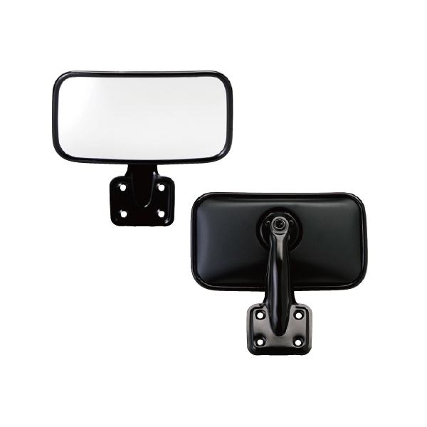 ECJOY!】 信栄物産 サイドアップミラー SU-18K 角型 185×105 黒 【0350-01591】【特価￥3,469】