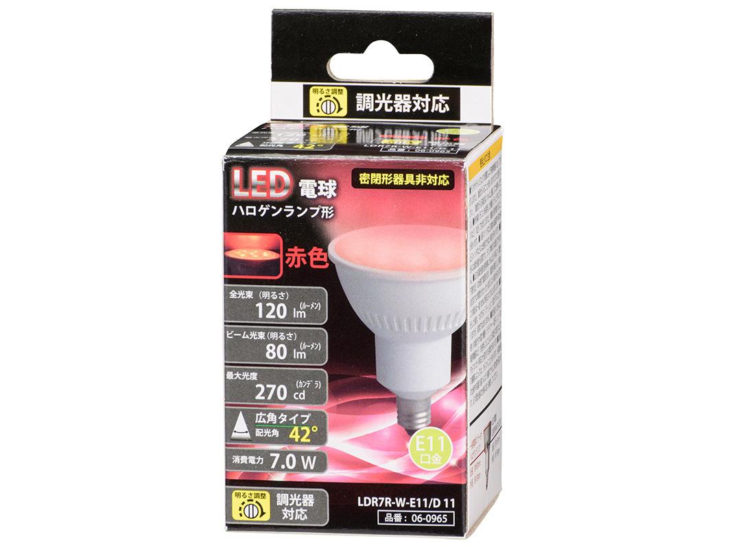 LEDd nQv` Lp(7.0W/120lm/ԐF/E11/Ή) LDR7R-W-E11/D 11