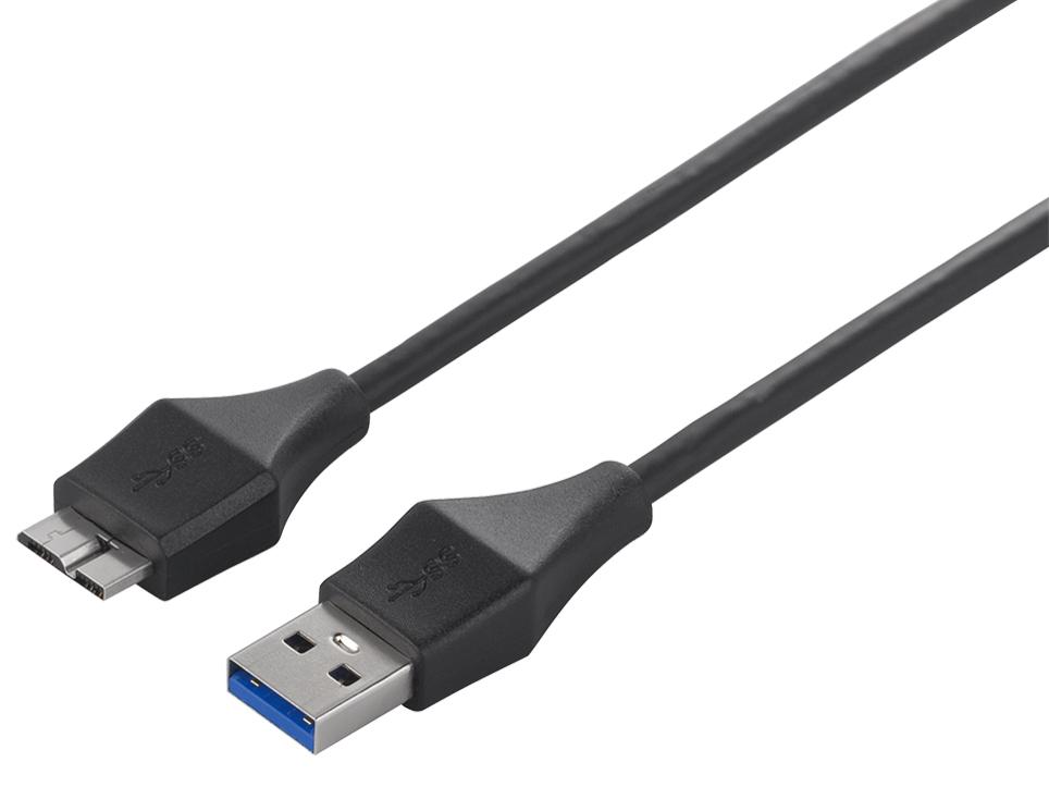 USB3.0 A to microB XP[u 1.5m ubN(BSUAMBSU315BK)