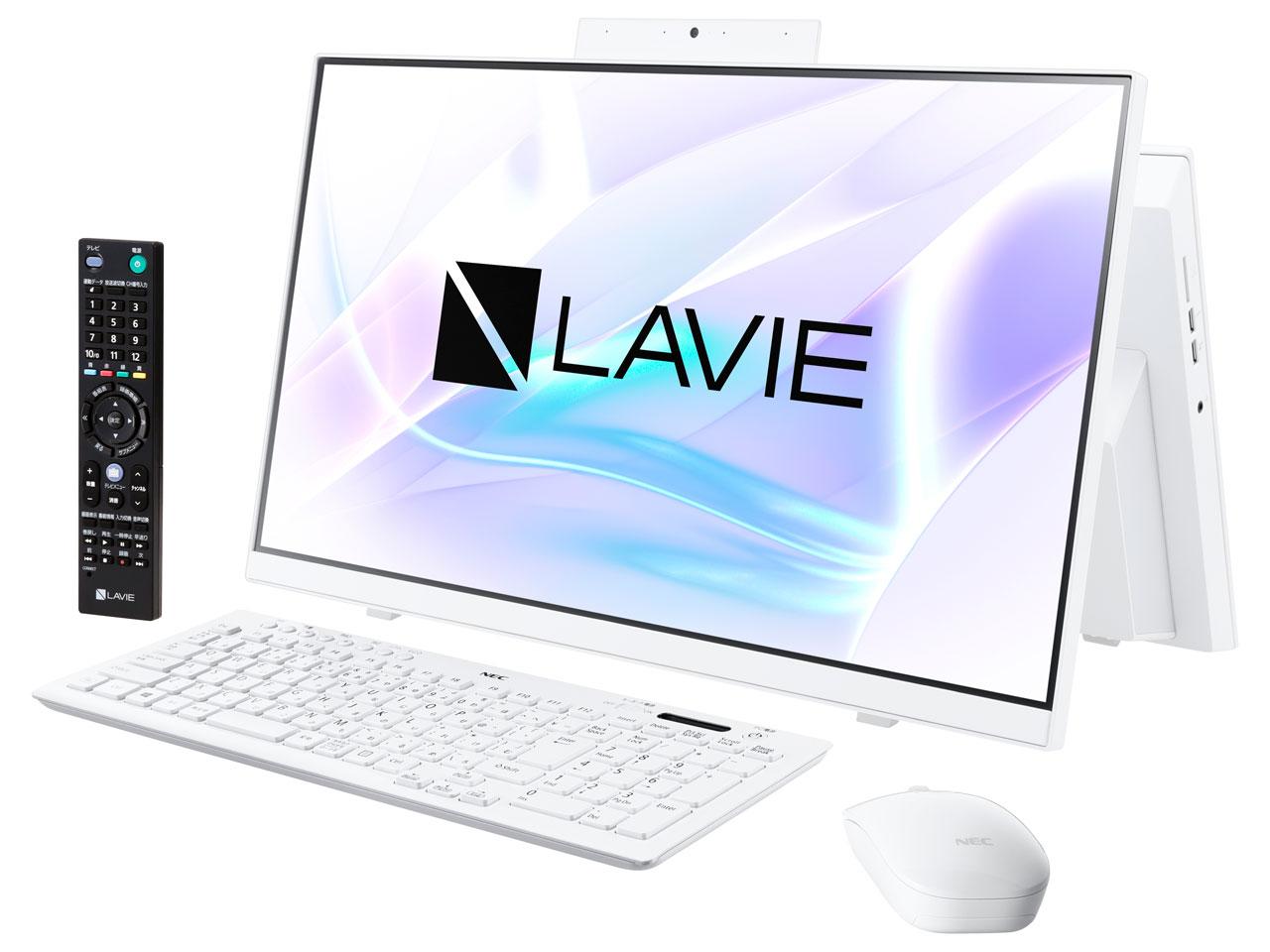  NEC PC-HA770RAW デスクトップパソコン LAVIE Home All-in-one ファインホワイト(PC-HA770RAW)