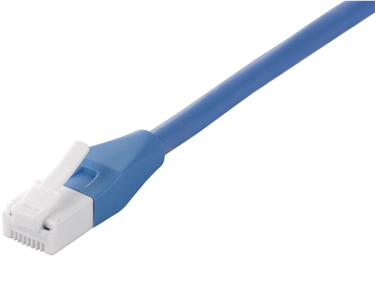Cat6A c̐܂ȂLANP[u W Xg[g 15m u[(BSLS6ANU150BL)