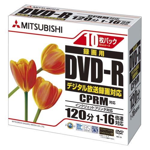 OHw VHR12JPP10 ^pDVD-R 120 1-16{ 5mmXP[X10pbN