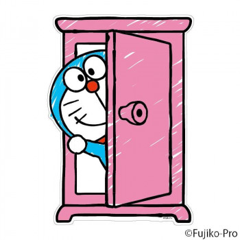  I'm Doraemon どこでもドア BIGウォールステッカー IDM-05 (1477179)