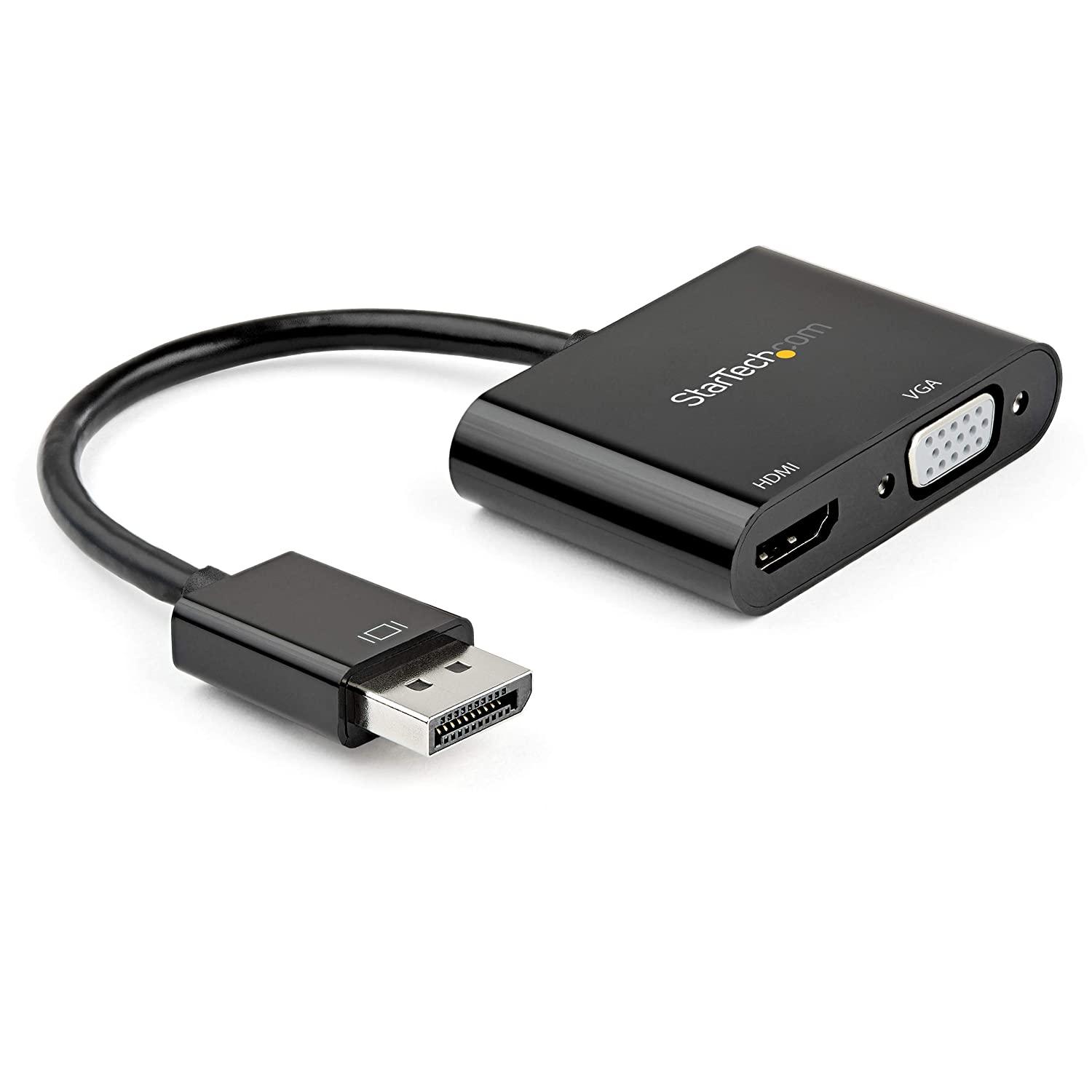 DisplayPort - HDMI/VGA ϊA_v^ 4K/60Hz M/W 2-in-1A_v^(DP2VGAHD20)