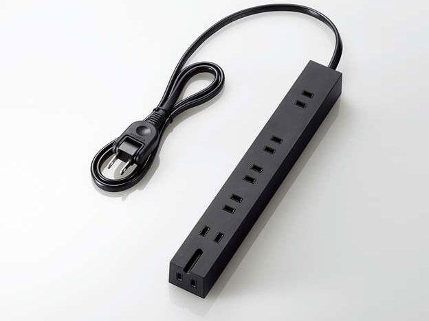 ECJOY!】 エレコム 3pinタップ/マグネット付/ホコリシャッター付/4個口/2.5m/ホワイト(T-T1D-3425WH)【特価￥2,617】