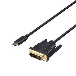 fBXvCϊP[u USB Type-C-DVI 2m ubN(BDCDV20BK)