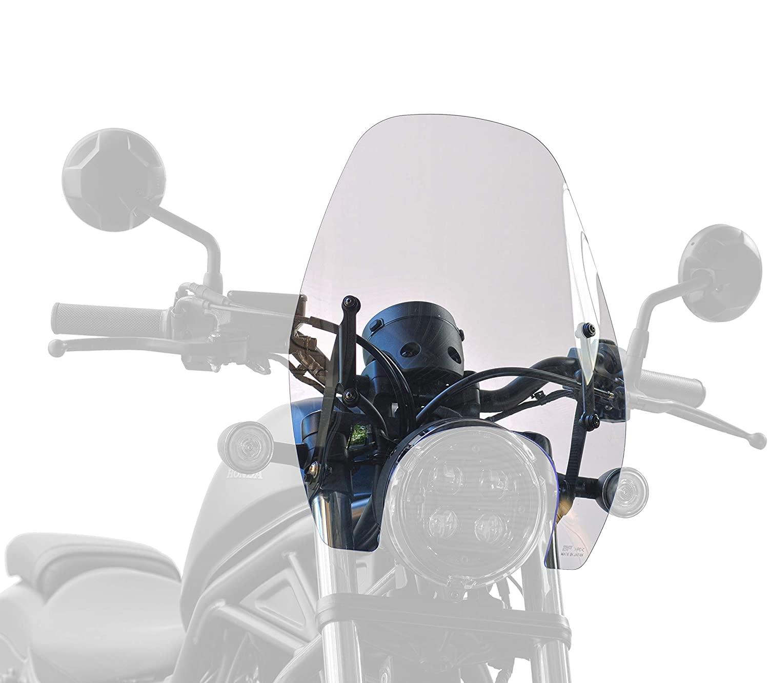 おしゃれ 旭風防(AF ASAHI) ロングスクリーン クリヤー PCX(2BJ-JK05