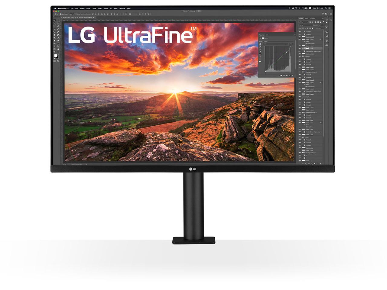 32UN880-B 31.5^ A[X^h IPS 4Kj^[ 3840~1600`2160 Xs[J[ DisplayPort1.4 HDMI~2 USB ^CvC ubNn