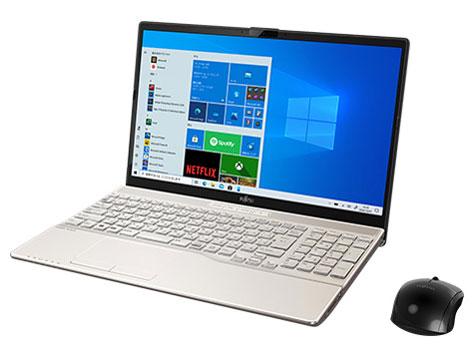 FMVA53E3G xm LIFEBOOK Windows 10 Home 15.6^iC`j Core i7 8GB SSD 512GB 1920~1080 OfficeL Bluetooth v5.0 1.6`2.0kg S[hn