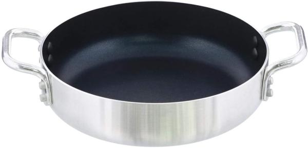  リバティーコーポレーション オーブンにも使える卓上鍋 ブルーダイヤモンドコート IH対応 シルバー 18cm LD-204